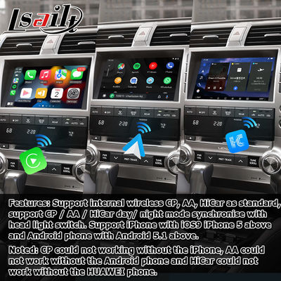 Lexus GX460 Android 13 multimediale Carplay interfaccia video automatica Android