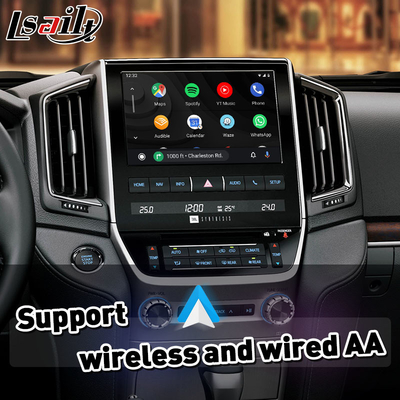 Lsailt Interfaccia video multimediale Android per Toyota Land Cruiser 200 LC200 VX VXR VX-R 2016-2021