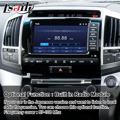 Interfaccia Video Multimediale Android Lsailt per Toyota Land Cruiser LC 200 V8 LC200 2012-2015
