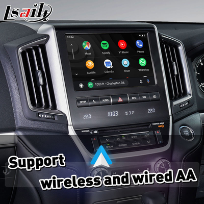 Interfaccia Video Multimediale Android Lsailt per Toyota Land Cruiser LC 200 GXL VX VXR VX-R Sahara LC200 2016-2021