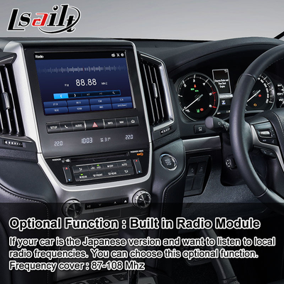 Interfaccia Video Multimediale Android Lsailt per Toyota Land Cruiser LC 200 GXL VX VXR VX-R Sahara LC200 2016-2021