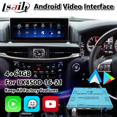 Lsailt Android Carplay Video Interface per Lexus LX 450d 570 570s VDJ200 J200 2016-2021