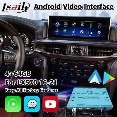 Lsailt Android Multimedia Carplay Interface per Lexus LX570 LX450d URJ200 LX 2016-2021
