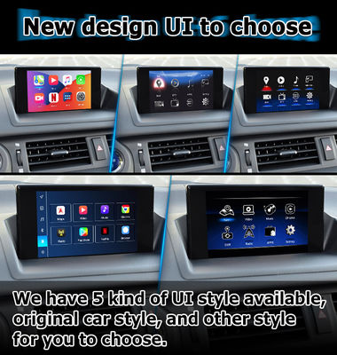 Interfaccia video per Lexus CT200h Android 13 CarPlay Android Auto basata su Qualcomm 8+128GB