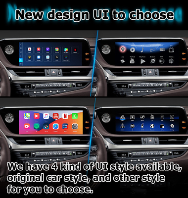 Interfaccia video Android 13 per Lexus ES300h ES350 ES250 ES200, CarPlay, Android Auto