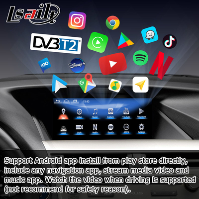 10.25 pollici Lexus Android Screen con Carplay Android Auto Lsailt Per RX350 RX450h