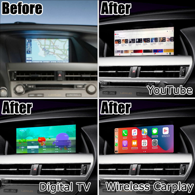 10.25 pollici Lexus Android Screen con Carplay Android Auto Lsailt Per RX350 RX450h