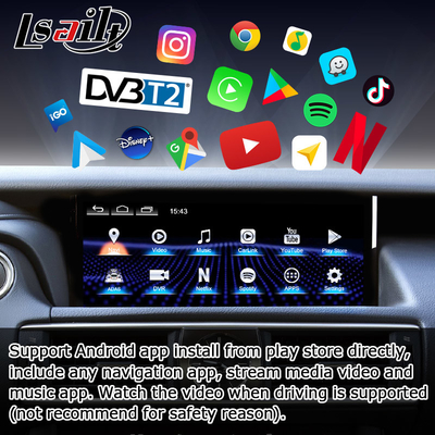 10.25 pollici Android 8+128 Carplay Android Auto Screen upgrade HDMI Per Lexus IS200t IS350 IS300