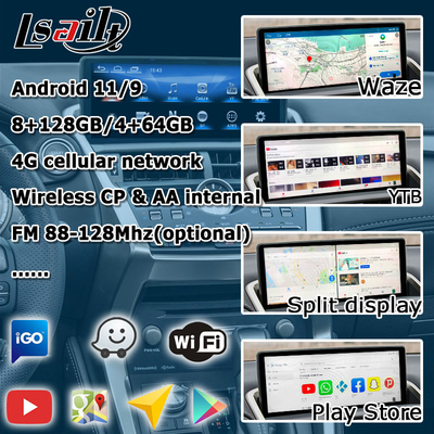 Lexus NX200t 10.25 Touch Screen aggiornamento Hexa Processor Android Auto Wireless Carplay