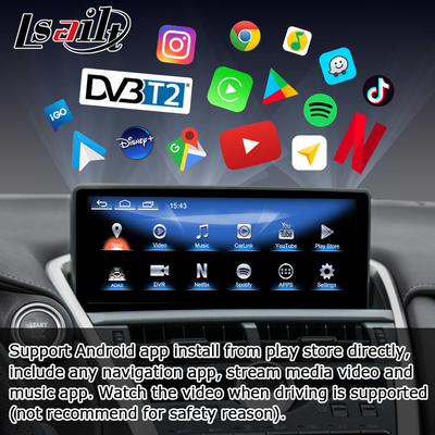 Lexus NX200t 10.25 Touch Screen aggiornamento Hexa Processor Android Auto Wireless Carplay