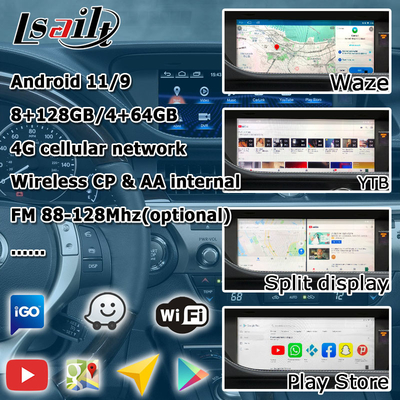 ES300h ES250 ES350 Lexus Android Screen upgrade Carplay Android Auto Dash Cam 10,25&quot; Lsailt