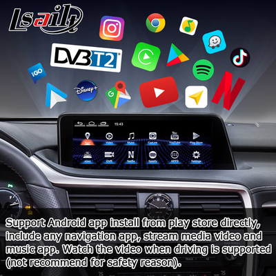 Android 8+128GB Lsailt Lexus Android carplay Android auto schermo per RX350 RX450h RX300 Processore 2.0Ghz