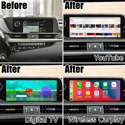 Lexus ES300h aggiornamento Touch Screen 12.3&quot; Android Auto Carplay da Lsailt