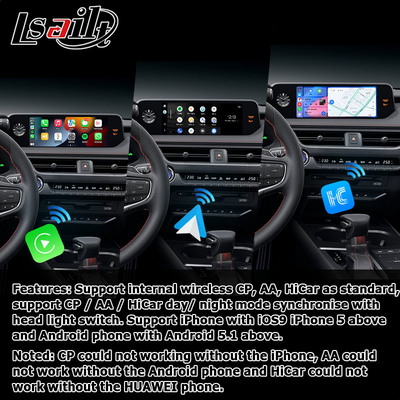 Android Carplay Lexus touch screen per UX200 UX250h DSP regolazione auto android