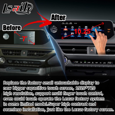 Android Carplay Lexus touch screen per UX200 UX250h DSP regolazione auto android