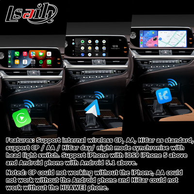 Lexus ES300h aggiornamento Touch Screen 12.3&quot; Android Auto Carplay da Lsailt