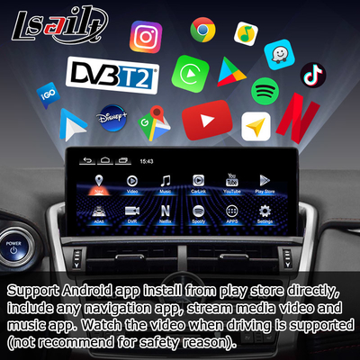 NX300 NX300h Lexus Android grande schermo 10.25 pollici Android Carplay aggiornamento