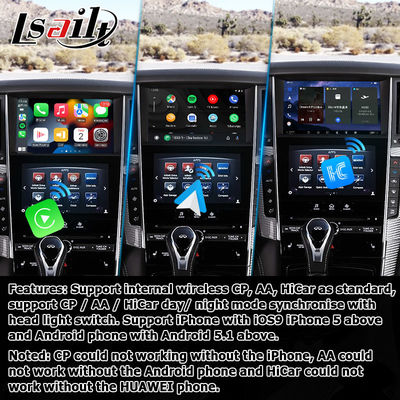 Interfaccia GPS carplay, 8+128GB Android 13 interfaccia box di navigazione per Infiniti Q50 / Q60