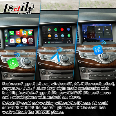 Infiniti QX60 GPS Android auto Carplay Navigation System Interfaccia multimediale Android 11 8+128GB