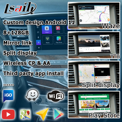 Infiniti QX60 GPS Android auto Carplay Navigation System Interfaccia multimediale Android 11 8+128GB