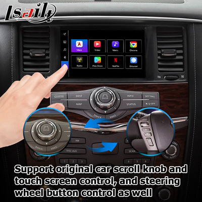 Nissan Patrol Y62 Armada Qualcomm base Navigatore auto Box carplay Dispositivo di navigazione GPS