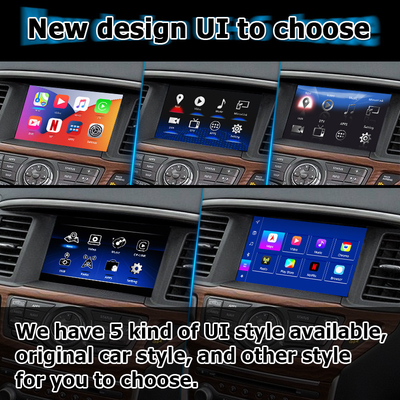 Nissan Pathfinder Andorid 11 Carplay Android sistema di navigazione automatica Navigare online Riproduzione video
