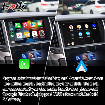 Lsailt Android Infotainment Module per Infiniti Q50 Q60 2014-2020 Interfaccia CarPlay, Box di navigazione Android