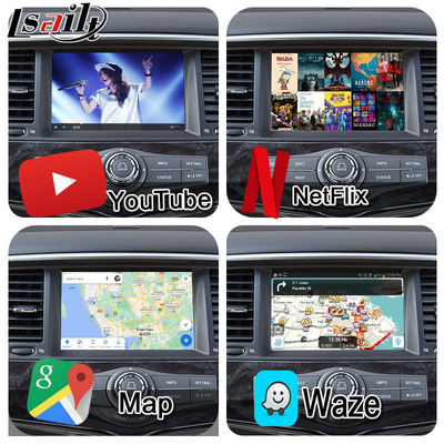 Lsailt 8G Interfaccia multimediale Android per Nissan Patrol 2020-2023 Google Map, CarPlay, Android Navigation Box, YouTube