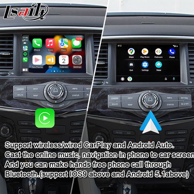 Lsailt 8G Interfaccia multimediale Android per Nissan Patrol 2020-2023 Google Map, CarPlay, Android Navigation Box, YouTube