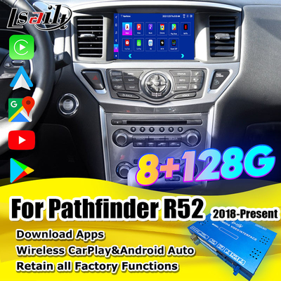 Interfaccia multimediale Android da 8 GB per Nissan Pathfinder R52 2018-Patrol Carplay Modulo wireless Android Auto