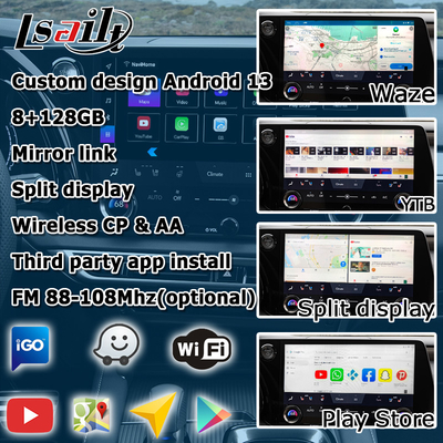 Interfaccia video Lexus RX 2023 Android 11 alimentata da Qualcomm RX350h RX500h RX350 RX450h+