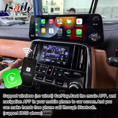 Lsailt Qualcomm Interfaccia video Android per Lexus LX600 LX500d RX ES NX 2021- Supporta YouTube, NetFlix, CarPlay wireless