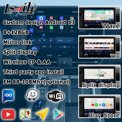 Lexus GX550 GX550h Anroid 13 video interfaccia basata su Qualcomm 6125 8+128GB