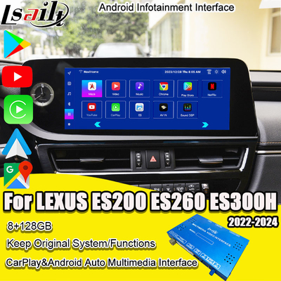 Modulo di infotainment Android da 8+128GB per Lexus ES 2022-2024 RX NX LX GX LS...con YouTube, NetFlix, Google Play, Waze