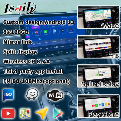 Android 13 8+128 Interfaccia multimediale Android per Lexus LM LM350h 2023