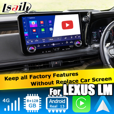 Android 13 8+128 Interfaccia multimediale Android per Lexus LM LM350h 2023