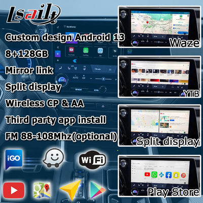 Lexus TX550h+ TX350 TX500h Interfaccia video Android 13 con Octa core 2.0Ghz 8+128GB carplay