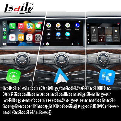 Lsailt 8+128G Android 13 Smart Infotainment Module per Nissan Patrol Y62 2010-2020 Include CarPlay wireless, NetFlix