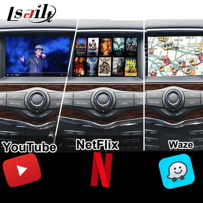 Lsailt 8+128G Android 13 Smart Infotainment Module per Nissan Patrol Y62 2010-2020 Include CarPlay wireless, NetFlix