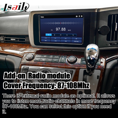 Lsailt 8G Android Smart Infotainment Module per Nissan Elgrand E51 Serie 3 Supporto CarPlay, YouTube, Schermo poggiatesta