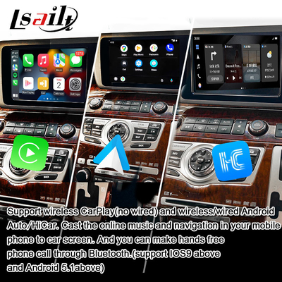 Lsailt 8G Android Smart Infotainment Module per Nissan Elgrand E51 Serie 3 Supporto CarPlay, YouTube, Schermo poggiatesta
