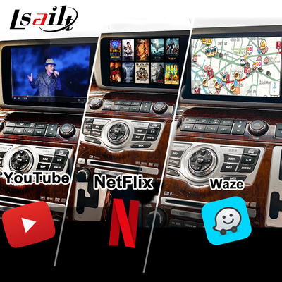 Lsailt 8G Android Smart Infotainment Module per Nissan Elgrand E51 Serie 3 Supporto CarPlay, YouTube, Schermo poggiatesta