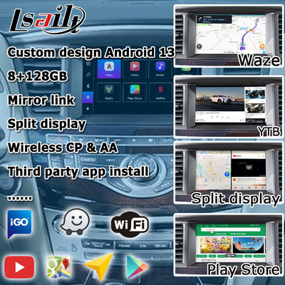 Interfaccia Android 13 Carplay Box Yandex Navi Per Infiniti QX60 / JX35 Qualcomm 8+128 sistema