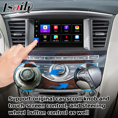 Interfaccia Android 13 Carplay Box Yandex Navi Per Infiniti QX60 / JX35 Qualcomm 8+128 sistema