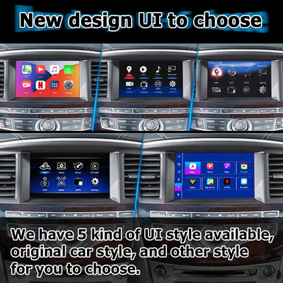 Interfaccia Android 13 Carplay Box Yandex Navi Per Infiniti QX60 / JX35 Qualcomm 8+128 sistema
