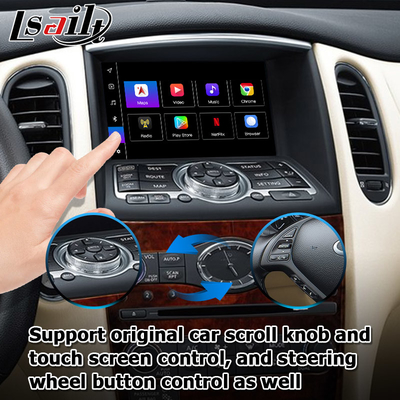 Infiniti QX50 / EX EX35 EX37 Car android 13 System interface box Con carplay Android auto display Lsailt