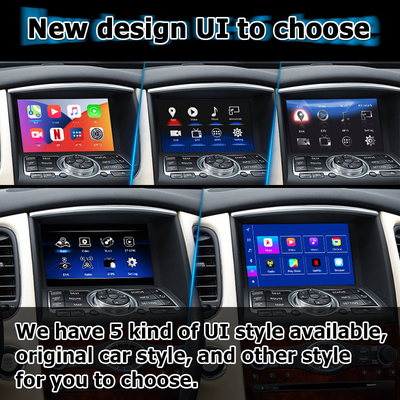 Infiniti QX50 / EX EX35 EX37 Car android 13 System interface box Con carplay Android auto display Lsailt
