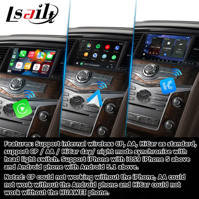 Infiniti QX80 / QX56 Android Auto Carplay Interfaccia basata su Qualcomm 8+128