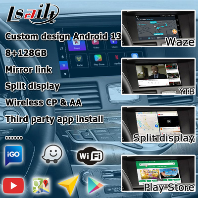 Android 13 8+128 Interfaccia video Carplay Per Infiniti Q70 / M35 M37 Fuga Supporto Youtube
