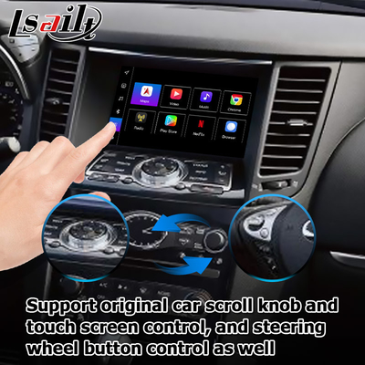 Android 13 Navigation Interfaccia video per auto Supporto Waze / Youtube Per Infiniti QX70 / FX50 FX35 FX37